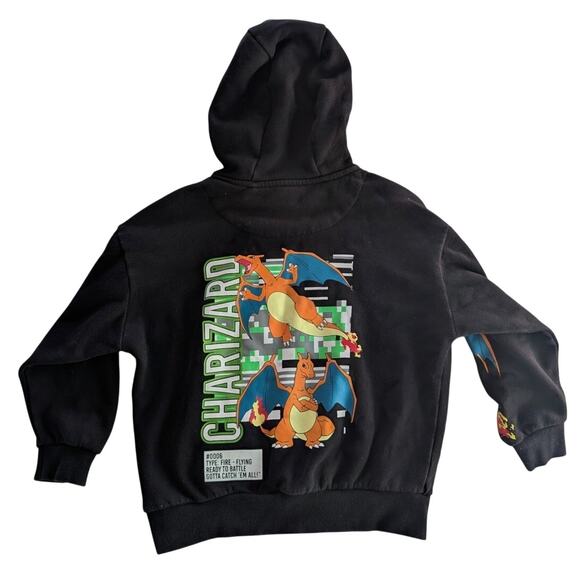 Pokemon Charizard Boys Hoodie Sweater size Small 6/7 - Picture 2 of 6